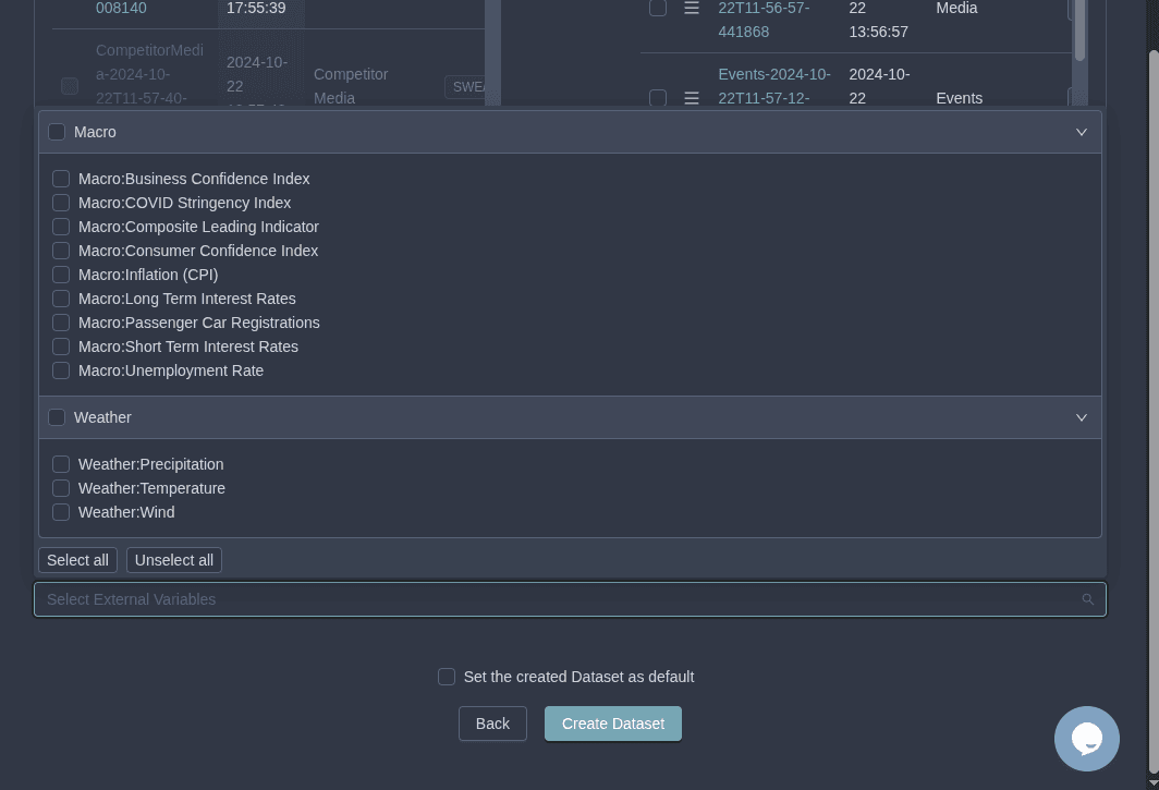 External Data Sources